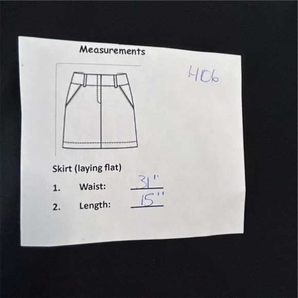 PGA Tour Women's Black Skort Size 8 with Pockets Casual Short Skirt- flawed - Picture 11 of 11